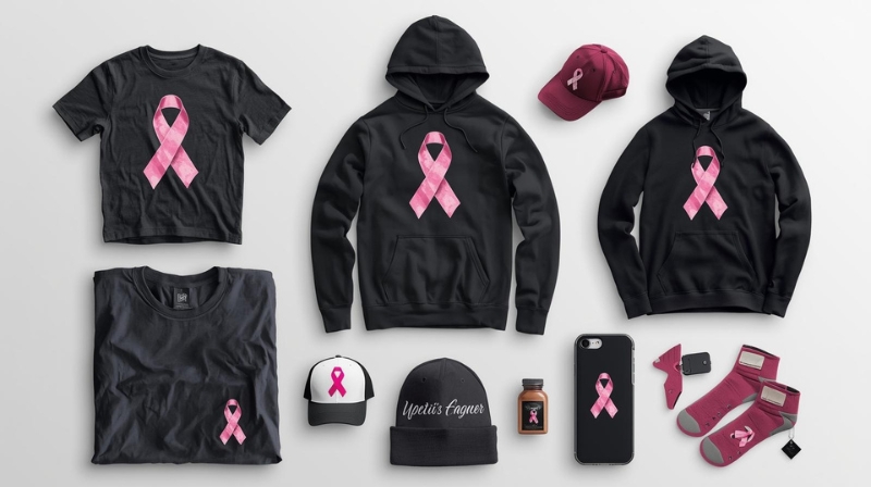 NVR Breast Cancer Awareness Logo Items Online Store