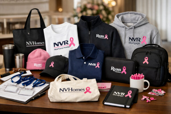 Breast Cancer Awareness Logo Items for NVR Teams