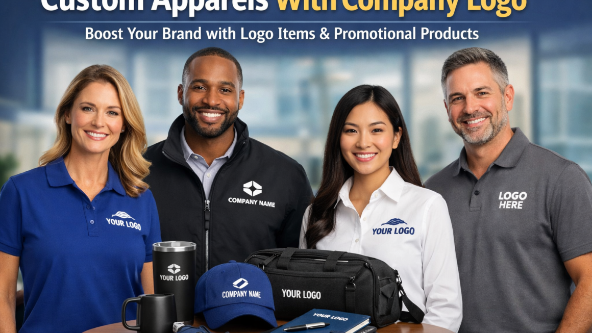 Custom Apparels With Company Logo for Smart Branding