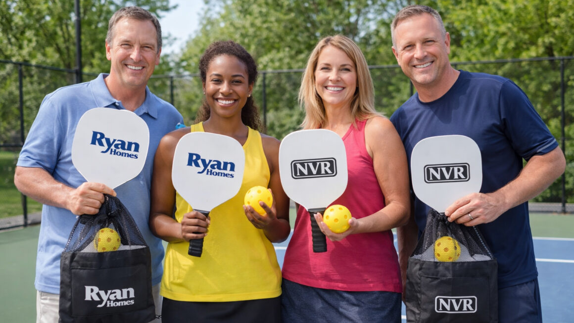 Pickleball with Company Logo for Events and Corporate Gifts