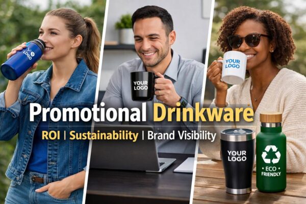 Promotional Drinkware ROI, Sustainability, Brand Visibility