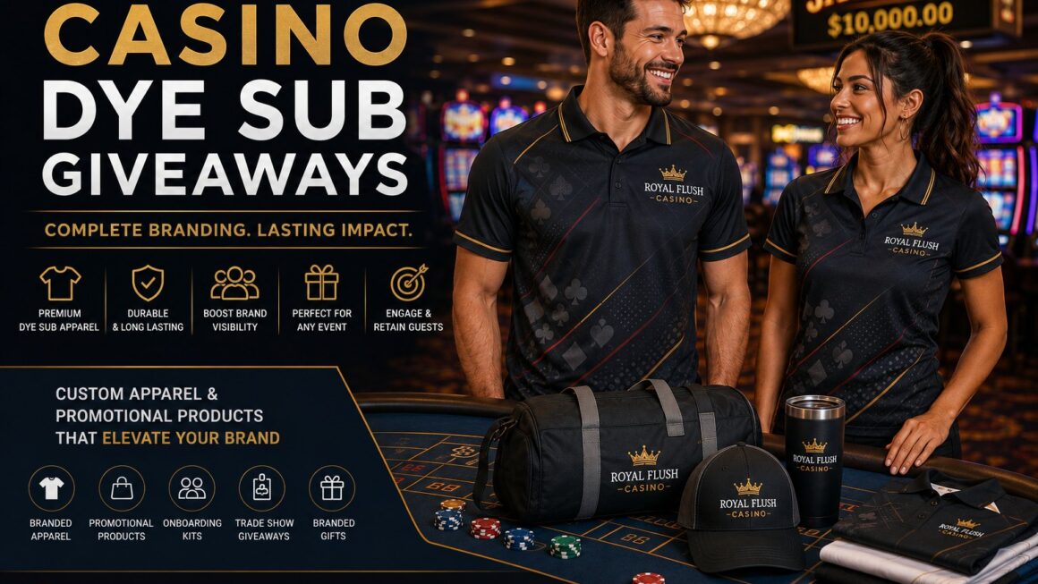 Casino Dye Sub Giveaways for Complete Branding