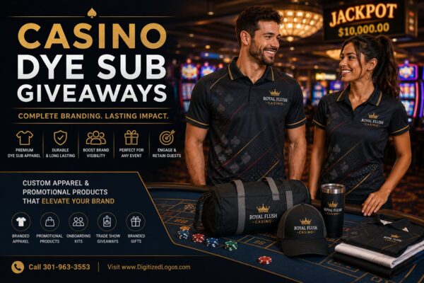 Casino Dye Sub Giveaways for Complete Branding