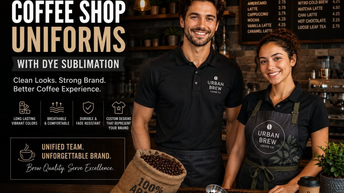 Coffee Shop Uniforms With Dye Sublimation