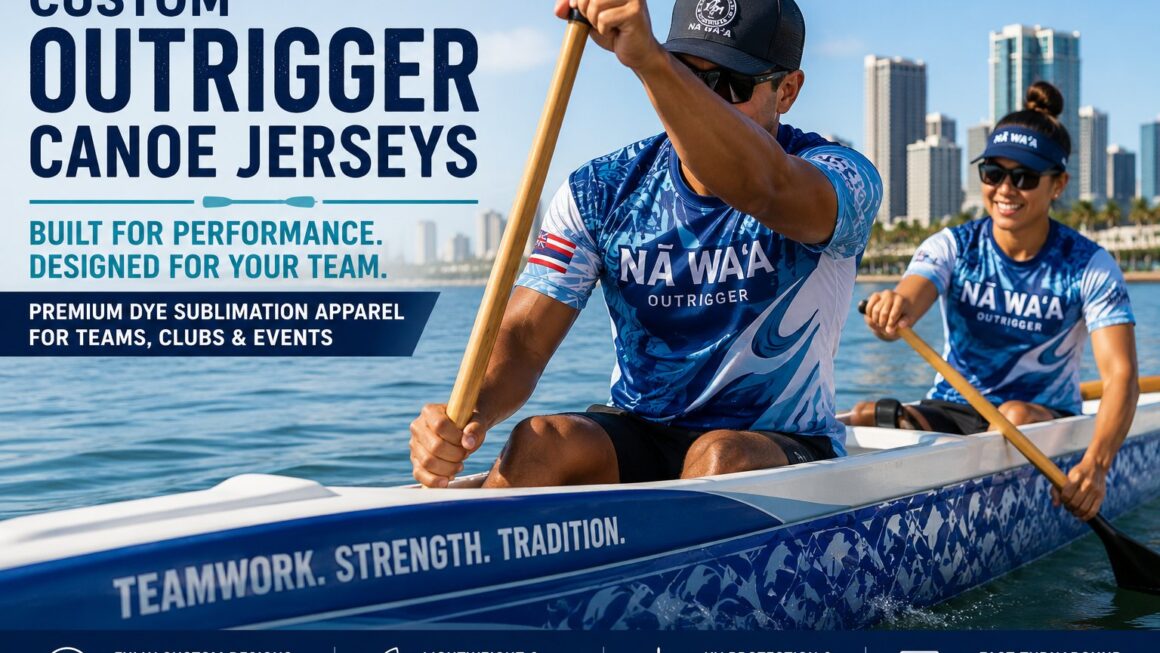 Custom Outrigger Canoe Jerseys for Teams & Clubs