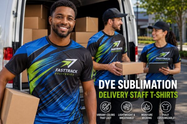 Delivery Staff T-Shirts for Branding and Performance