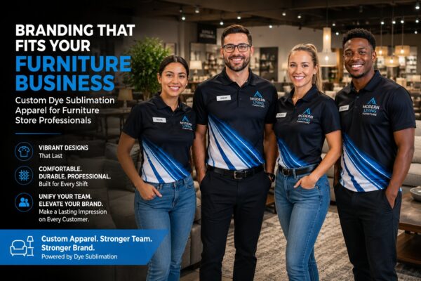Furniture Store Apparels With Dye Sublimation