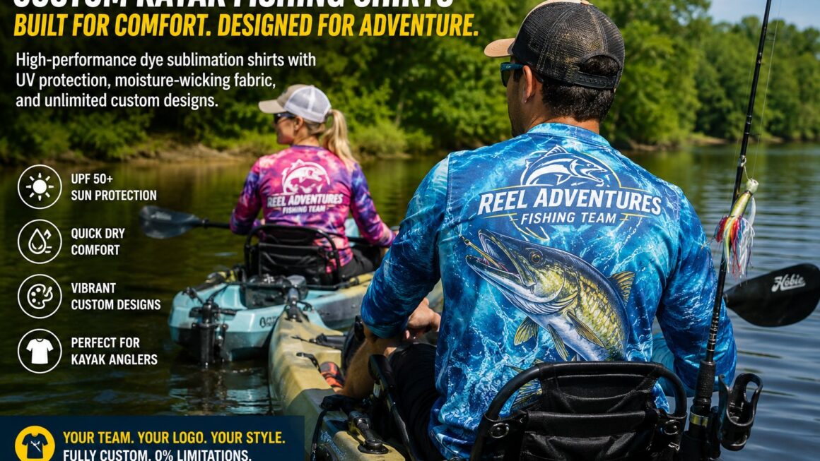 Kayak Fishing Shirts for Performance and Branding