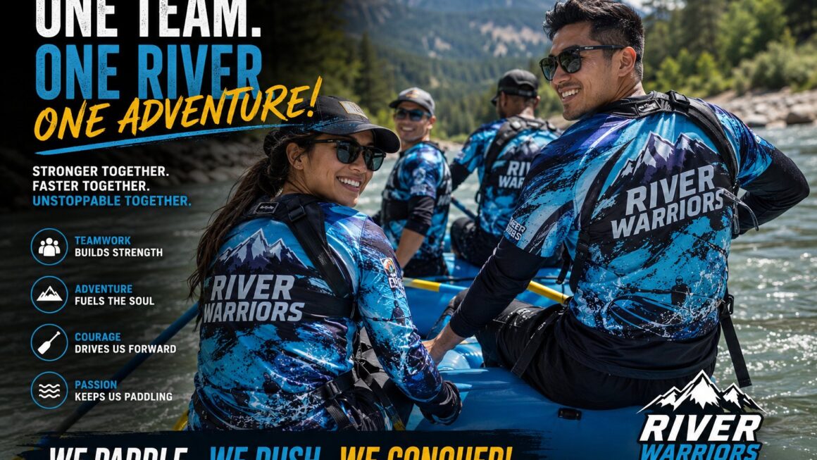 Rafting Team Shirts for Performance and Branding