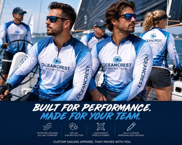 Sailing Team Apparel for Performance and Branding