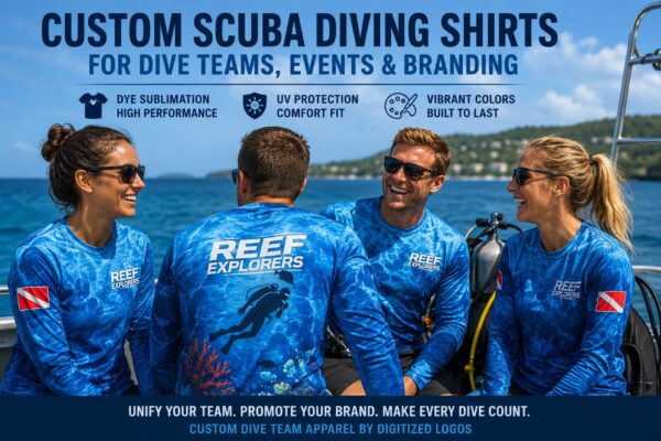 Scuba Diving Shirts for Teams, Events, and Branding