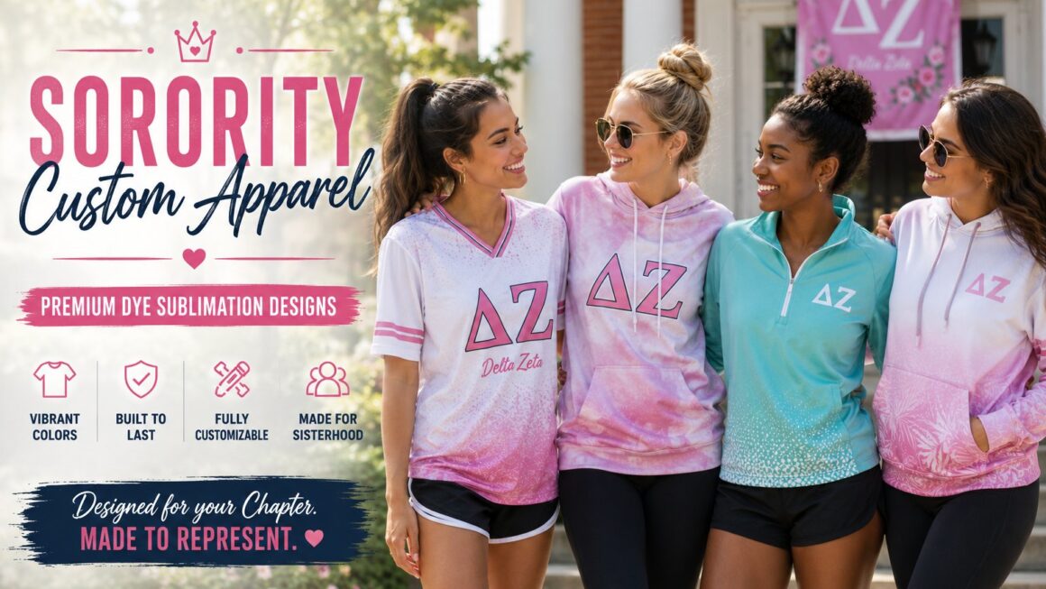 Sorority Custom Apparel With Dye Sublimation