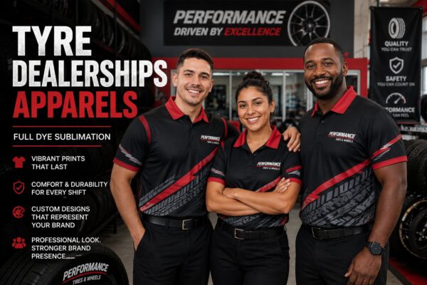 Tyre Dealerships Apparels for Brand Growth