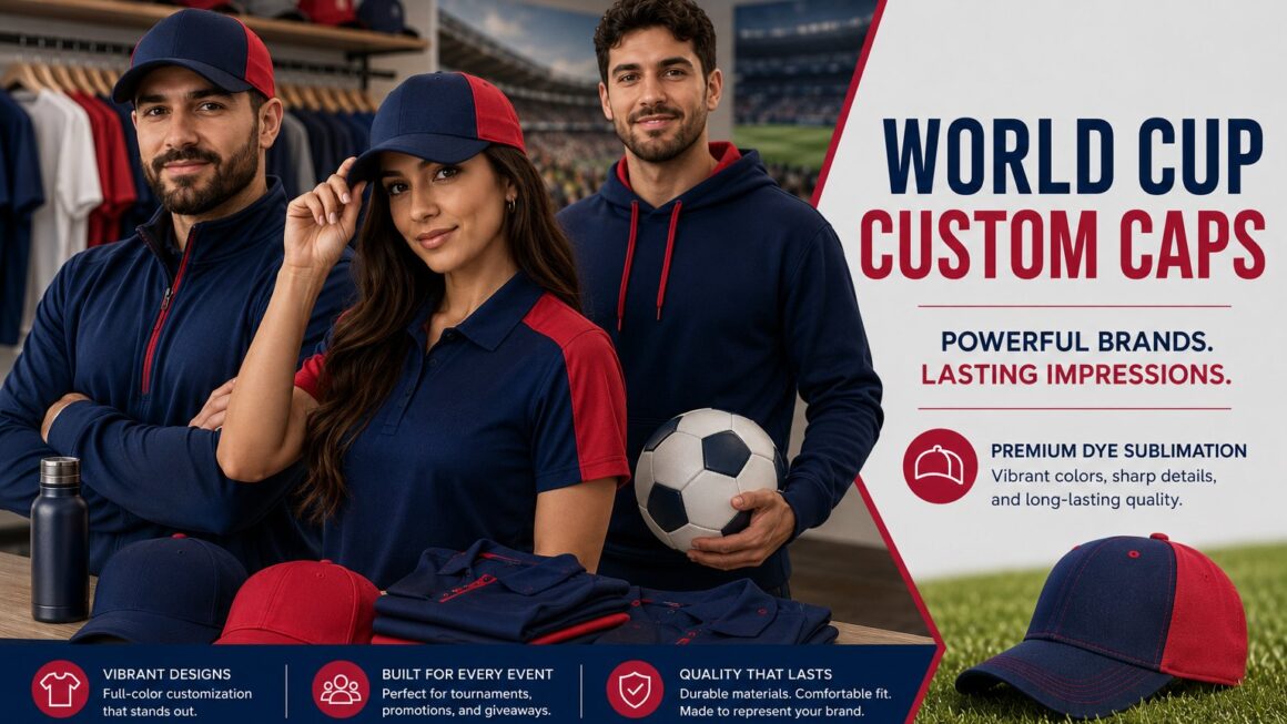 World Cup Custom Caps for Brand Visibility