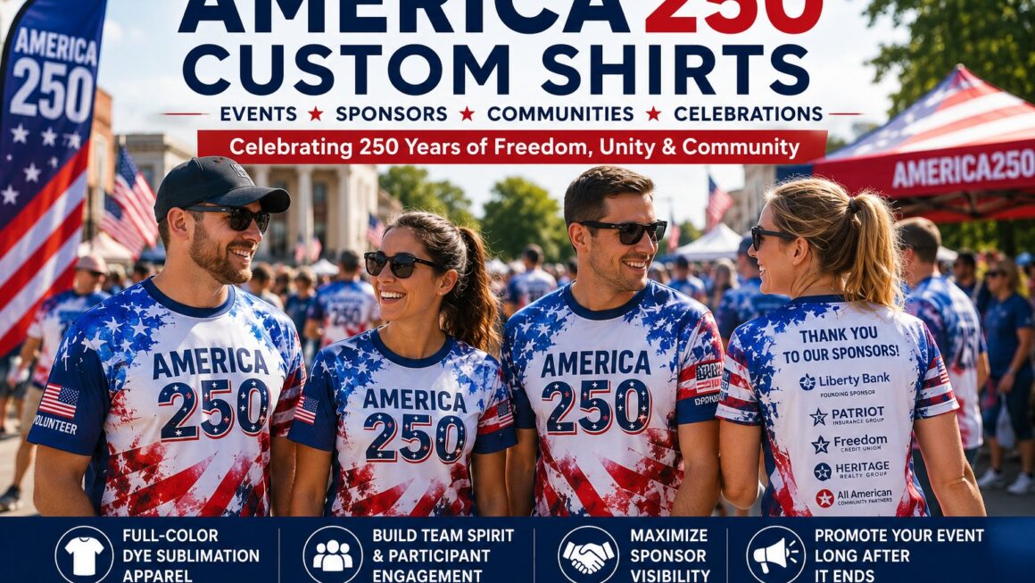 America250 Custom Shirts: The Ultimate Branding Tool for 2026 Events