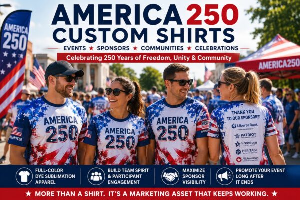 America250 Custom Shirts: The Ultimate Branding Tool for 2026 Events