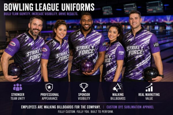 Bowling League Uniforms: How Custom Team Apparel Builds Identity, Visibility, and Long-Term Value