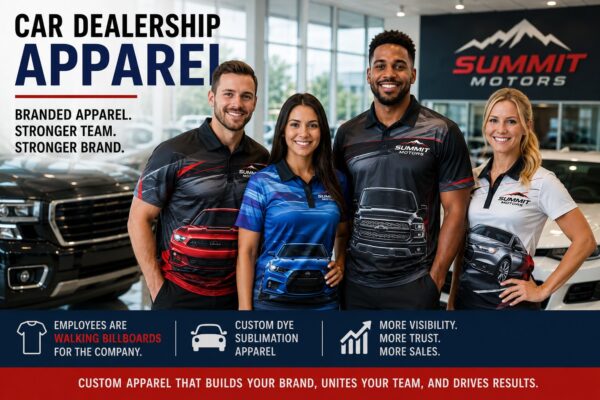 Car Dealership Apparel: How Branded Uniforms Drive Visibility, Trust, and Sales
