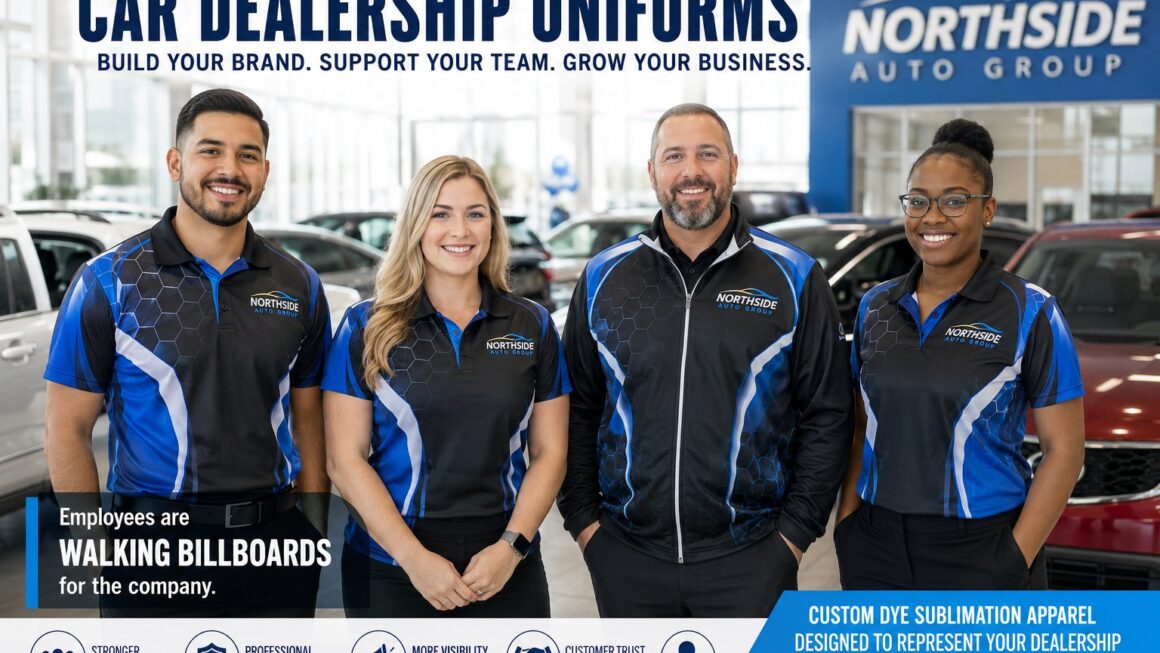 Car Dealership Uniforms: How Custom Automotive Staff Uniforms Strengthen Branding, Trust, and Sales