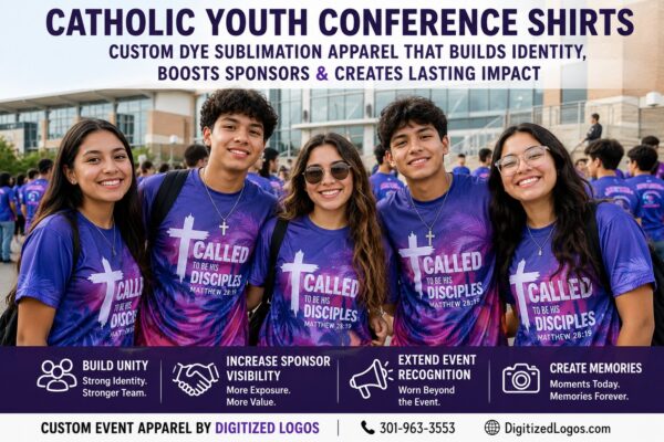 Catholic Youth Conference Shirts: How Custom Apparel Builds Identity, Visibility, and Sponsorship Value