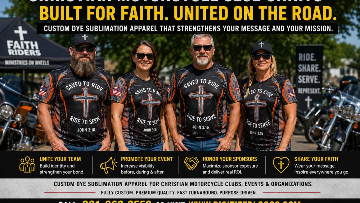 Christian Motorcycle Club Shirts: Custom Apparel Strategies for Brotherhood, Events, and Sponsor Visibility