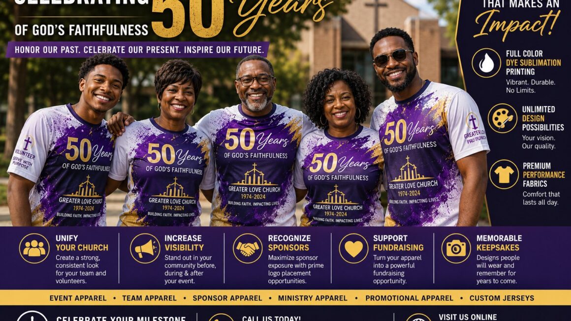 Church Anniversary Apparel: How Custom Event Apparel Builds Community, Visibility, and Lasting Impact