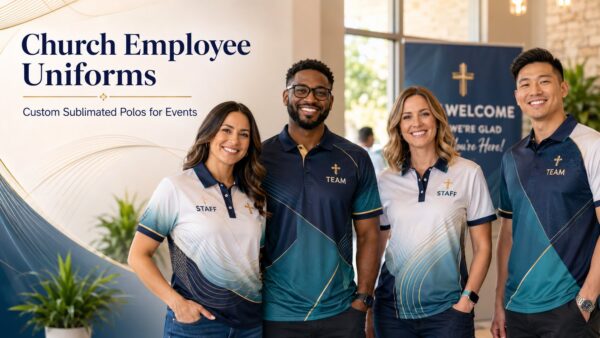 Church Employee Uniforms: Sublimated Polos for Events
