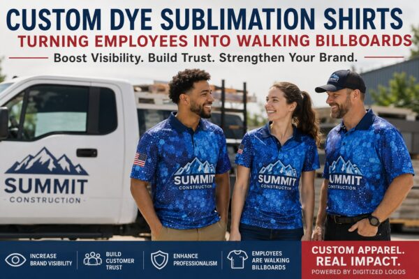 Custom Dye Sublimation Shirts: Turning Employee Advertising Apparel Into a Business Growth Asset