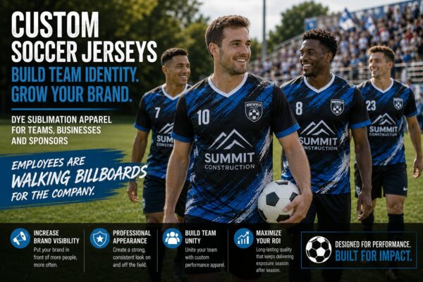 Custom Soccer Jerseys: The Business Case for Soccer Sponsor Jerseys and Brand Visibility