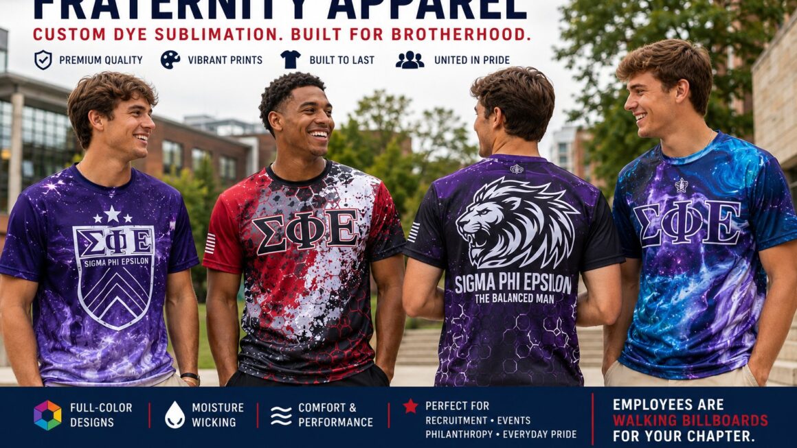 Fraternity Apparel: How Custom Fraternity Recruitment Shirts Build Visibility, Unity, and Chapter Growth