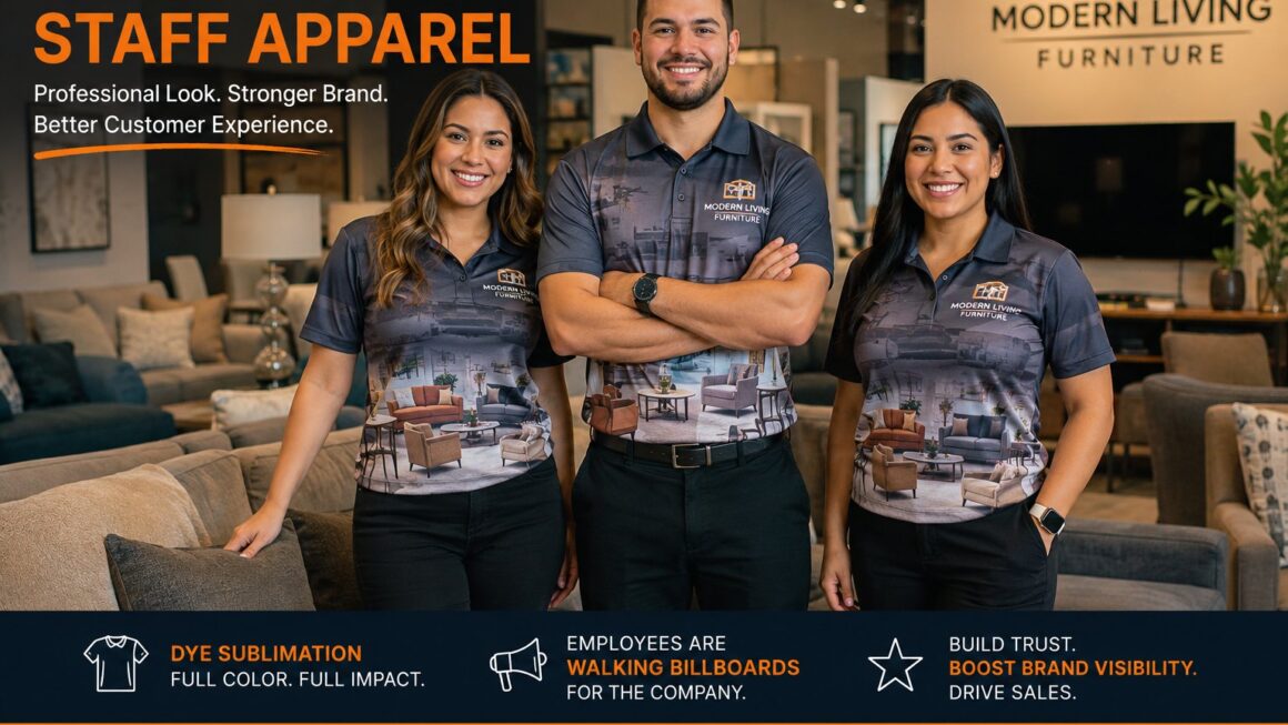 Furniture Sales Staff Apparel: How Branded Apparel Drives Visibility, Trust, and Sales Growth