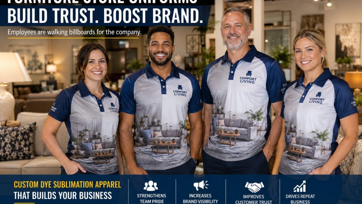 Furniture Store Uniforms: How Branded Apparel Increases Visibility, Trust, and Sales