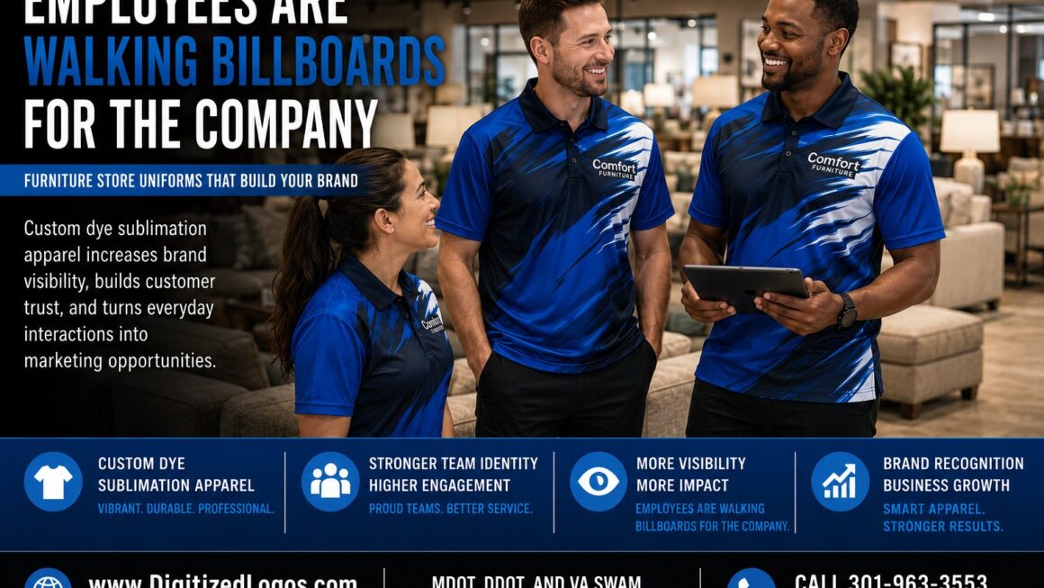 Furniture Store Uniforms: How Branded Apparel Turns Employees Into Walking Billboards