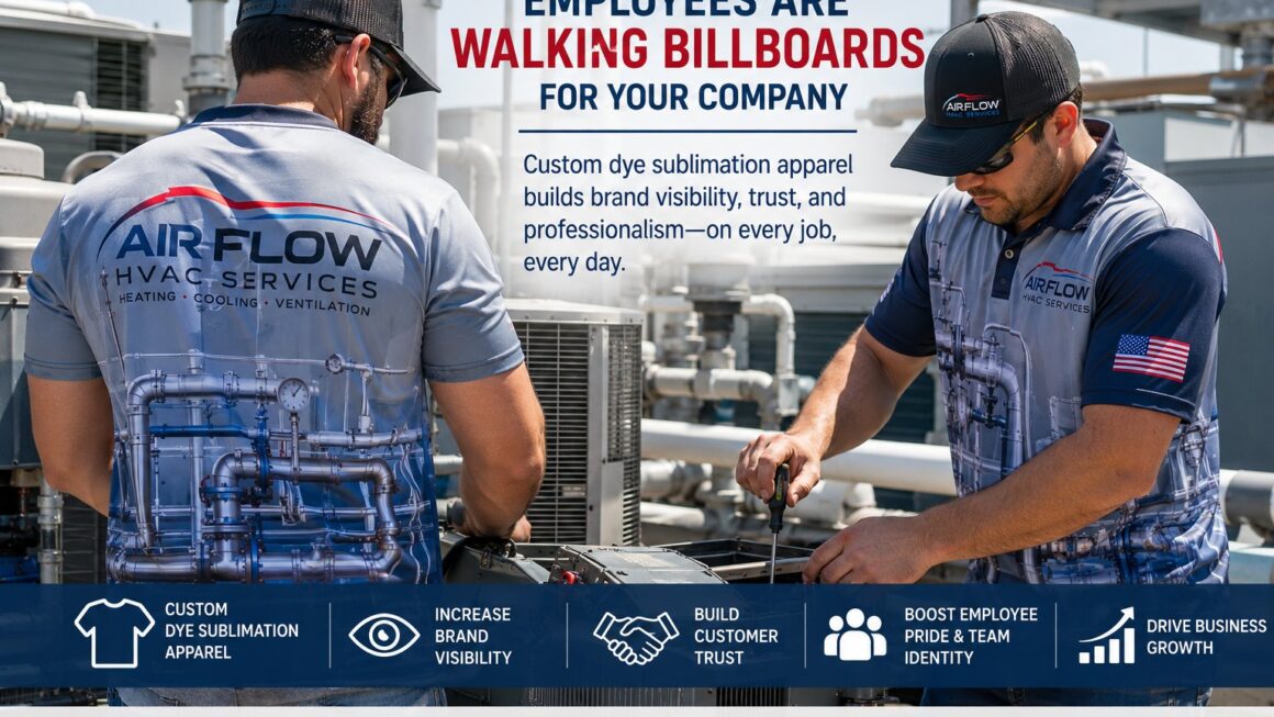 HVAC Company Apparel: How Branded HVAC Uniforms Increase Visibility, Trust, and Business Growth