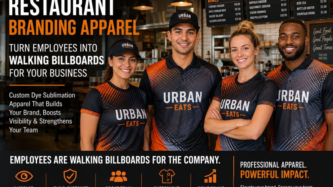 Restaurant Branding Apparel: How Custom Uniforms Turn Employees Into Walking Billboards