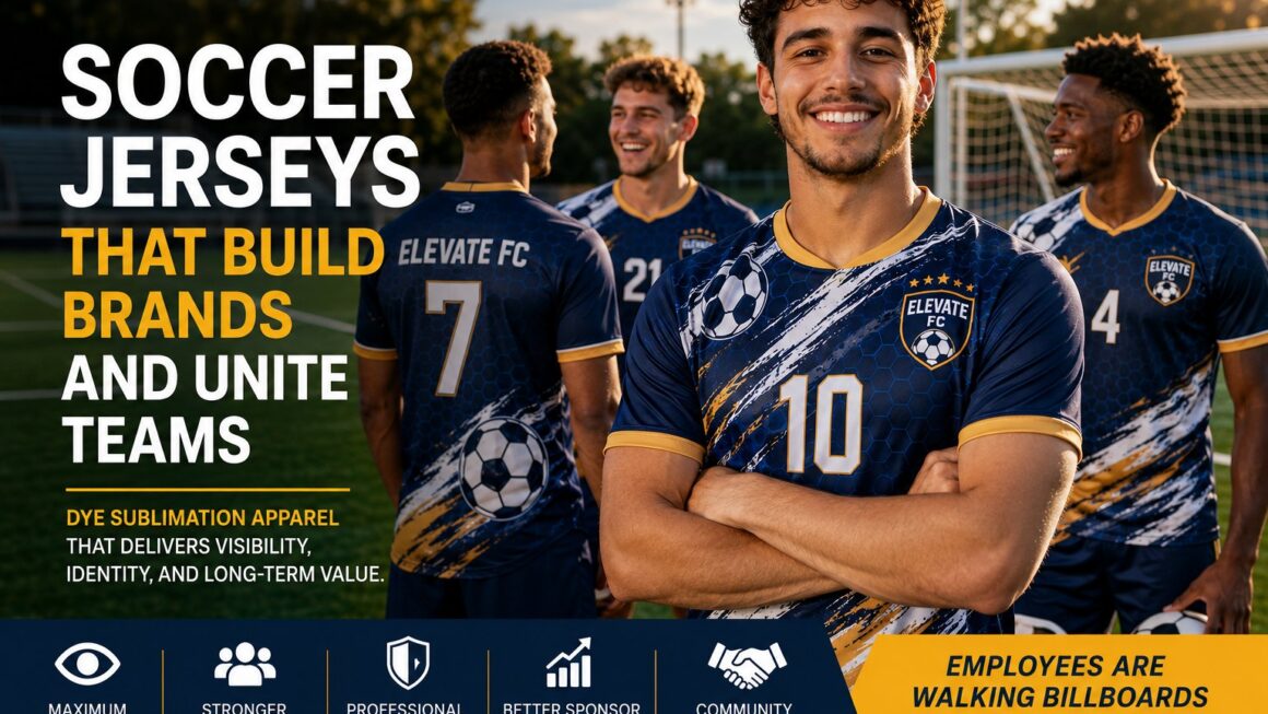 Soccer Jerseys for Team Branding: How Custom Apparel Builds Visibility, Identity, and Long-Term Brand Value