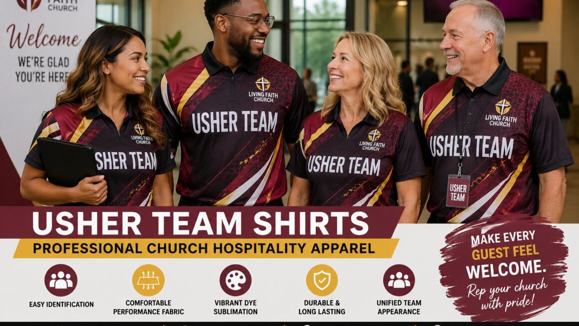 Usher Team Shirts for Professional Church Hospitality