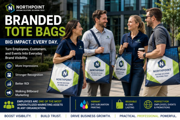 Branded Tote Bags That Build Brand Visibility & ROI