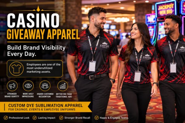 Casino Giveaway Apparel That Builds Brand Visibility
