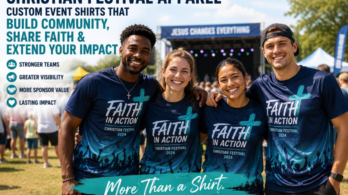 Christian Festival Apparel: Custom Event Shirts That Build Community, Increase Sponsor Visibility, and Extend Event Impact
