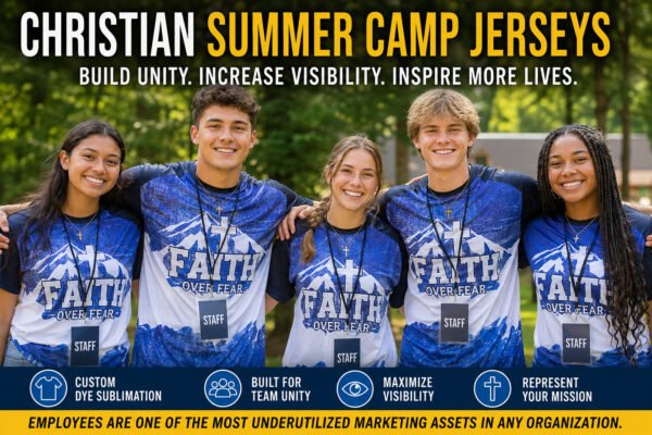 Christian Summer Camp Jerseys for Visibility & Growth