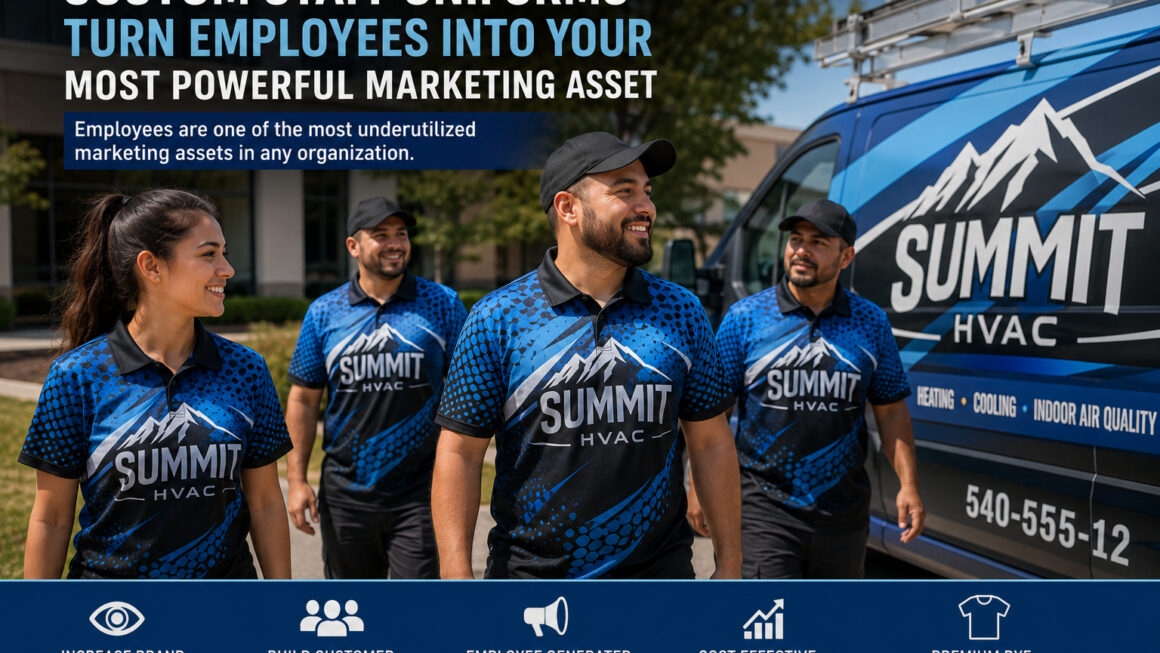 Custom Staff Uniforms That Build Brand Visibility & ROI