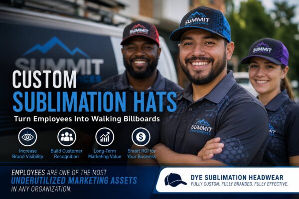 Custom Sublimation Hats: Turn Employees Into Ads