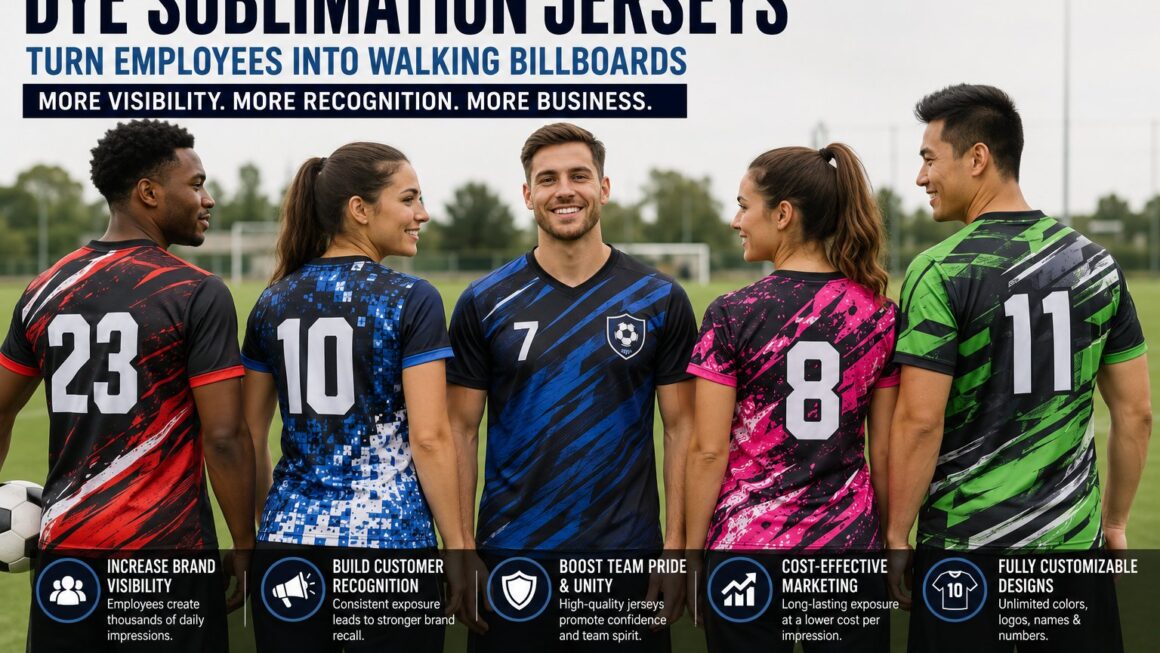 Dye Sublimation Jerseys for Better Brand Visibility