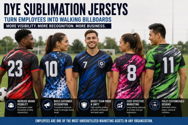 Dye Sublimation Jerseys for Better Brand Visibility