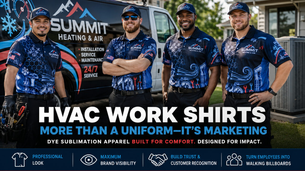 HVAC Work Shirts That Build Brand Visibility & ROI