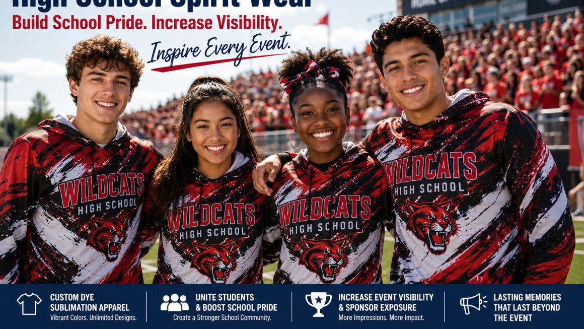 High School Spirit Wear: Custom Apparel That Builds School Pride, Sponsorship Value & Lasting Recognition