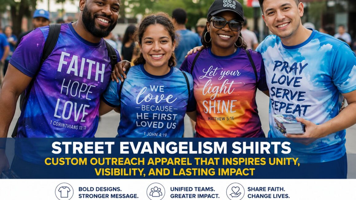 Street Evangelism Shirts: Custom Outreach Apparel That Inspires Unity, Visibility, and Lasting Impact