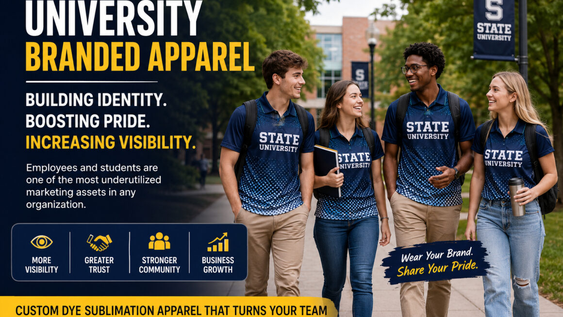 University Branded Apparel That Builds Brand Recognition