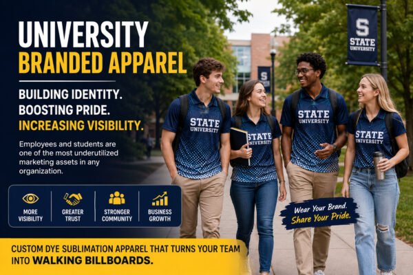 University Branded Apparel That Builds Brand Recognition